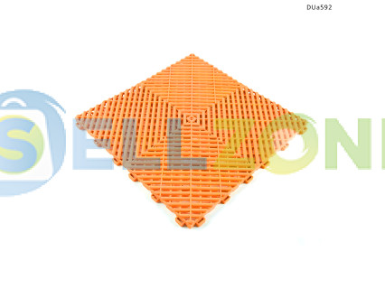 Δάπεδο PVC για γκαράζ και εργαστήριο – πορτοκαλί - DUa592